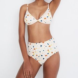 NWT Second Wave Bikini Set in Terrazzo